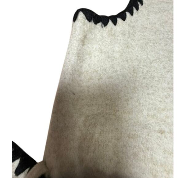 "PRETTY GARDEN" Sleeveless 2 Button Vest Belted Wool Look SZ L Office Classy - Picture 12 of 14